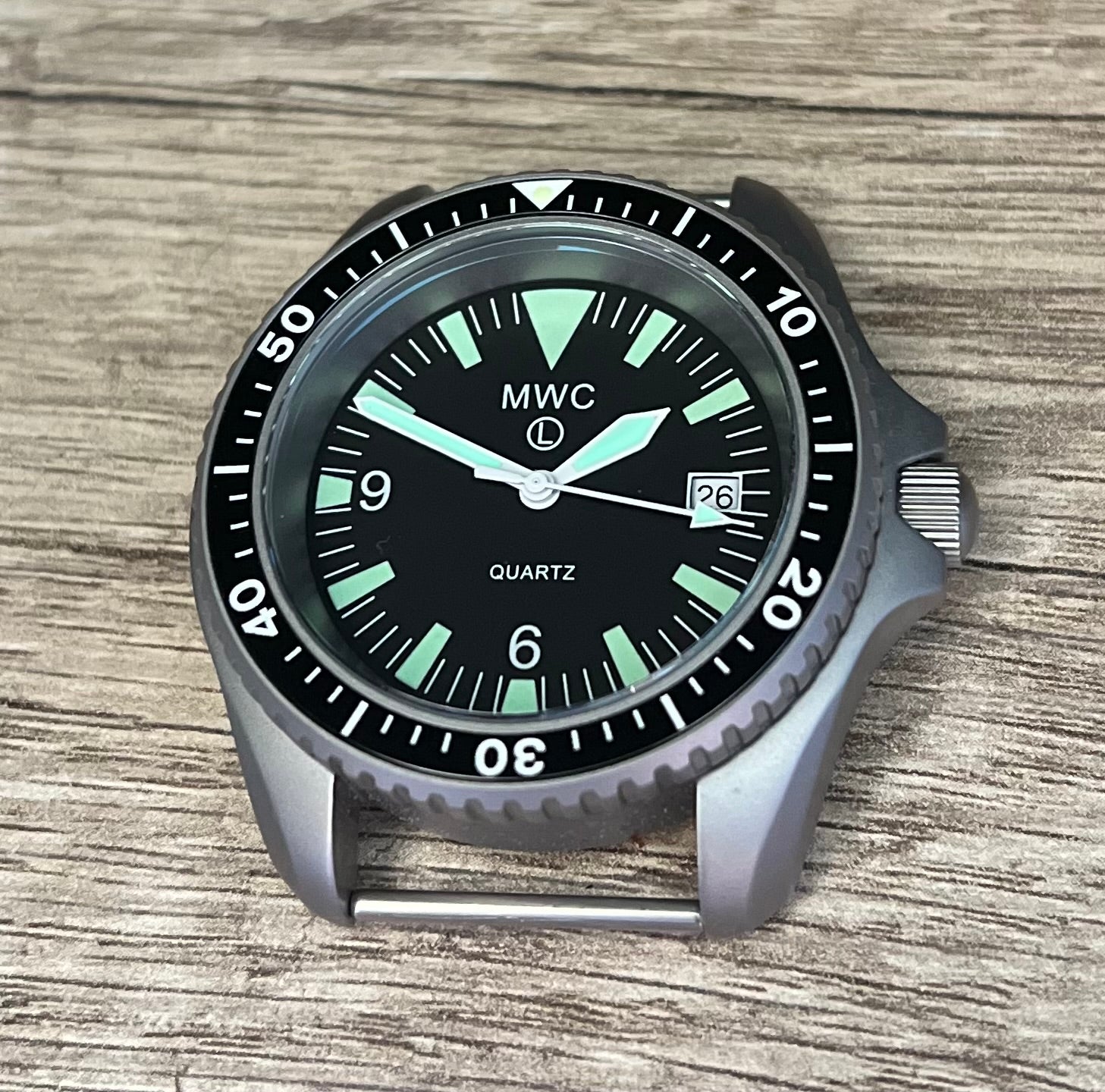 Current NATO Pattern Quartz Military Divers Watch with Sapphire Crystal and 10 Year Battery Life and Ceramic Bezel - NATO STOCK NUMBER NSN 6645-99-157-3496