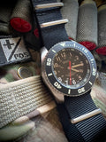 MWC "Depthmaster" 100atm / 3,280ft / 1000m Water Resistant Military Divers Watch in a Stainless Steel Case with GTLS and Helium Valve (10 Year Battery Life)