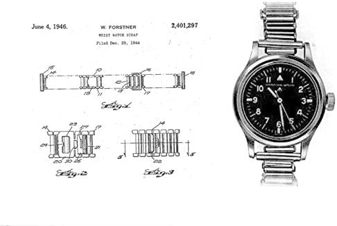 20mm Retro 1940/50s "Bonklip" Style Stainless Steel Bracelet - Ideal for Antique or Retro Style Watches
