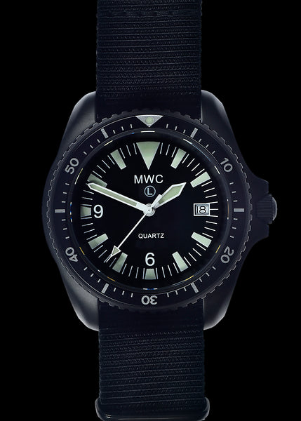 Current NATO Pattern Quartz PVD Military Divers Watch with Sapphire Crystal and 10 Year Battery Life - NATO STOCK NUMBER NSN 6645-99-969-5589