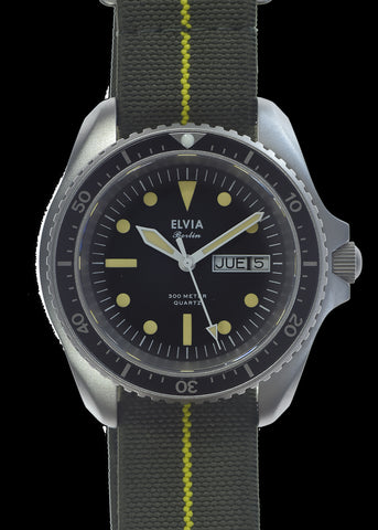 ELVIA Automatic Military Divers Watch with Sapphire Crystal and 24 Jewel Automatic Movement