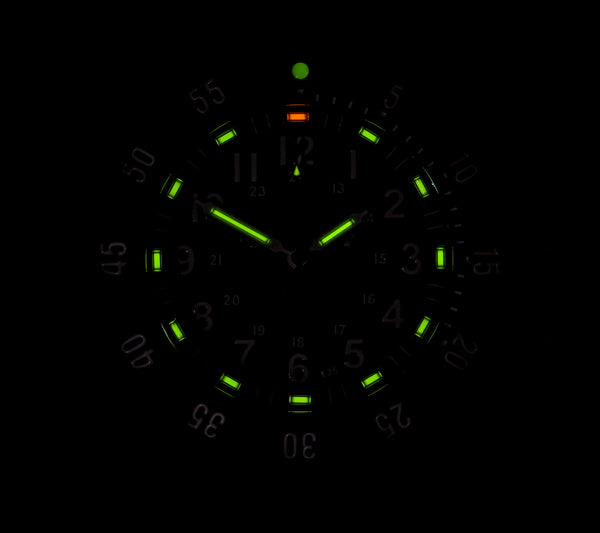 MWC P656 Titanium Tactical Series Watch with GTLS Tritium and Ten Year Battery Life (Non Date Version)