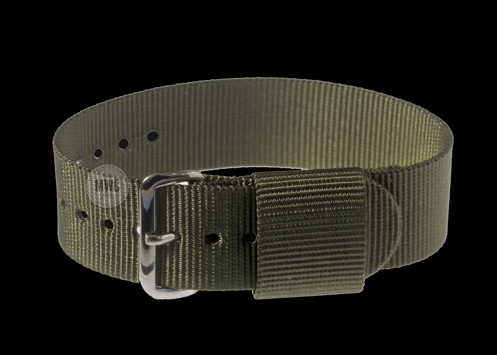 20mm US Pattern Olive Green Military Watch Strap