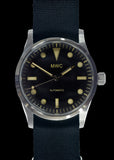 MWC Classic 1950s/1960s Pattern 25 Jewel Automatic "Adventurer" Watch with 200m Water Resistance and Retro Luminous Paint and Sapphire Crystal