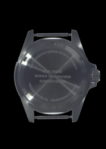 MWC 24 Jewel 300m Automatic Military Divers Watch with Tritium GTLS Illumination, Sapphire Crystal and Ceramic Bezel