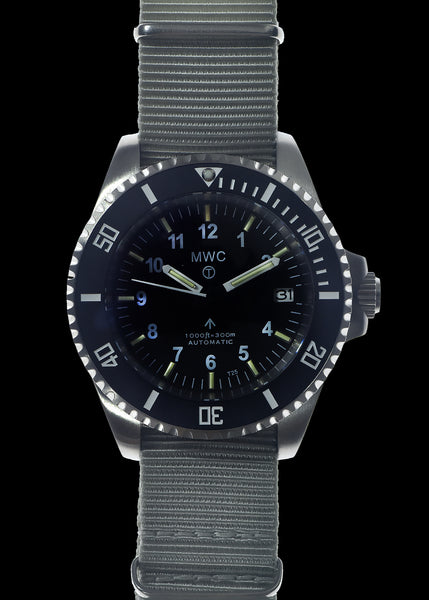 MWC 24 Jewel 300m Automatic Military Divers Watch with Tritium GTLS Tubes for Enhanced Nighttime Performance