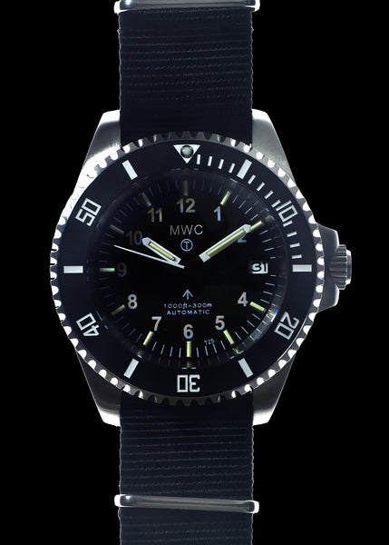 MWC 24 Jewel 300m Automatic Military Divers Watch with Tritium GTLS Tubes for Enhanced Nighttime Performance