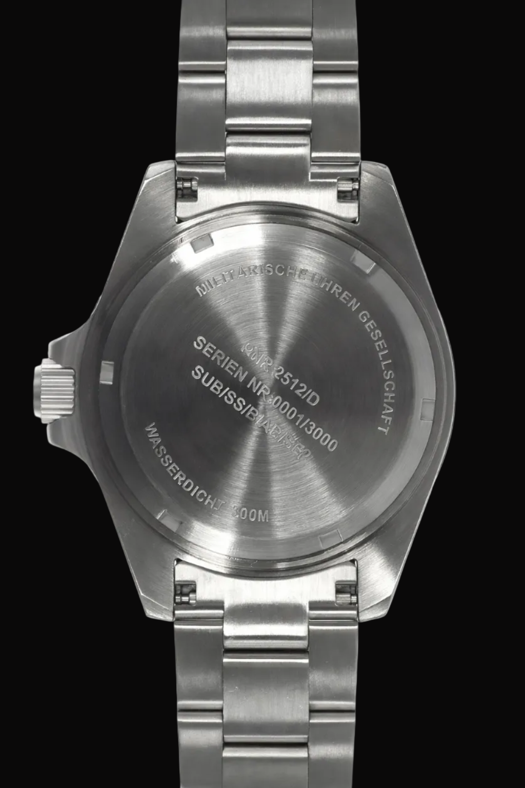 MWC 21 Jewel 300m Water Resistant Automatic Military Divers watch on Steel Bracelet with Sapphire Crystal and Ceramic Bezel