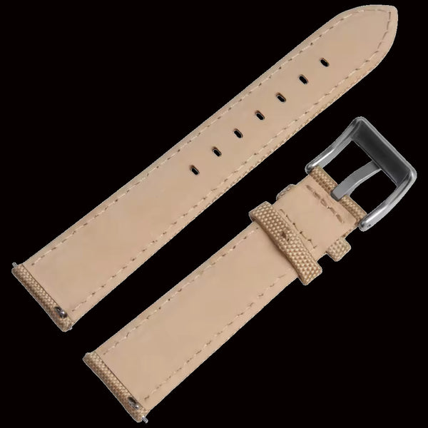 22mm Khaki Sailcloth CORDURA® Watchstrap