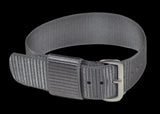 18mm 1980s U.S Pattern Admiralty Grey Military Watch Strap with Stainless Steel Fasteners