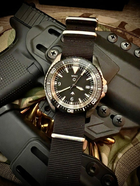 Military Divers Watch Stainless Steel (Automatic) 12 Hour Dial with Sapphire Crystal and Ceramic Bezel