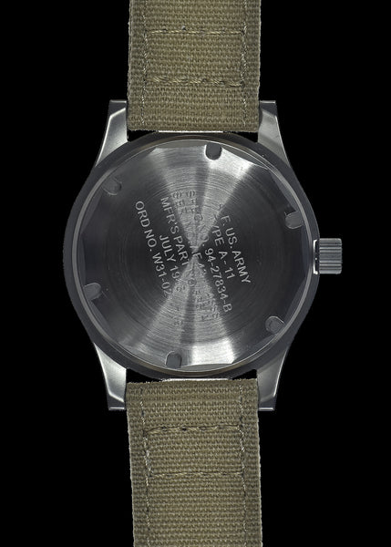 A-11 1940s WWII Pattern Military Watch With Shatter and Scratch Resistant Box Sapphire Crystal (Automatic)