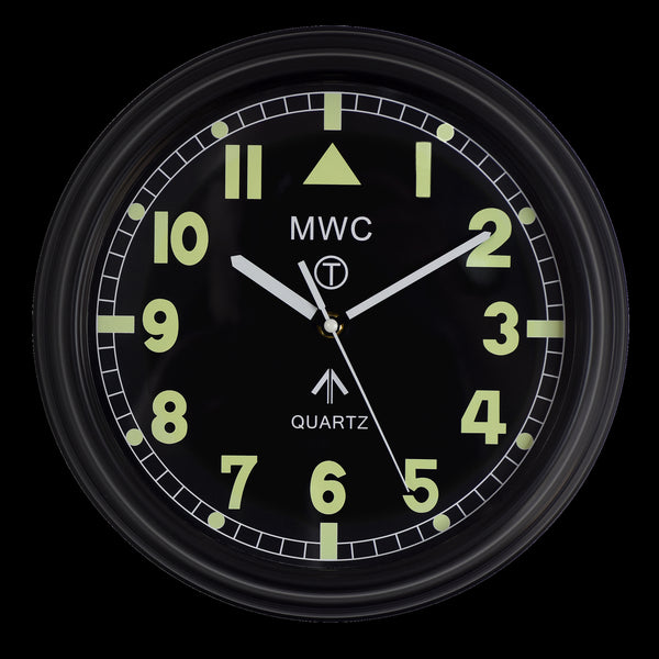 MWC Retro G10 Pattern Military Wall Clock with Silent Quartz Movement and Sweep Second Hand (Size 30.5 cm / approx 12")