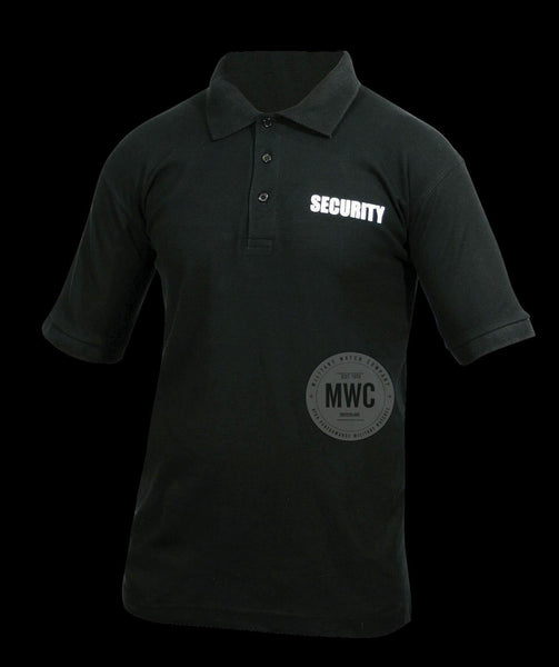 Security Staff Polo Shirt (65% Polyester and 35% Combed Cotton) - Last Few Reduced to Clear