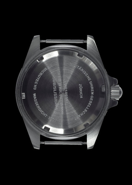 MWC 300m Stainless Steel Quartz Military Divers Watch with Tritium GTLS and 10 Year Battery Life