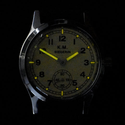 Siegerin Kriegsmarine (German Navy) WW2 Pattern Watch with 21 Jewel Automatic Mechanical Movement