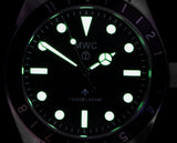 MWC Classic 1960s Pattern Automatic Dual Time Zone Divers Pattern Watch with Luminova and Sapphire Crystal