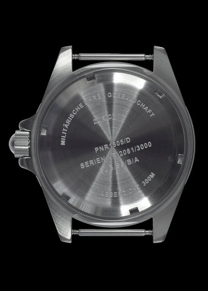MWC 24 Jewel 300m Automatic Military Divers Watch with Sapphire Crystal and Ceramic Bezel on a NATO Webbing Strap