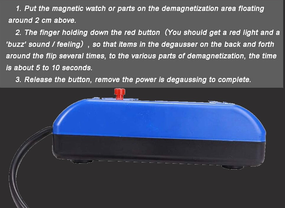 Watch Demagnetiser - A Vital Tool If You Own Multiple Mechanical Watches - U.S Pattern Mains Plug